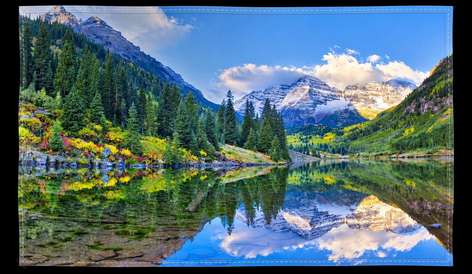 River Nature Scene Flag