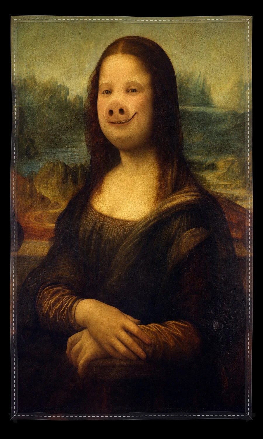 Mona Pork Flag, The piece