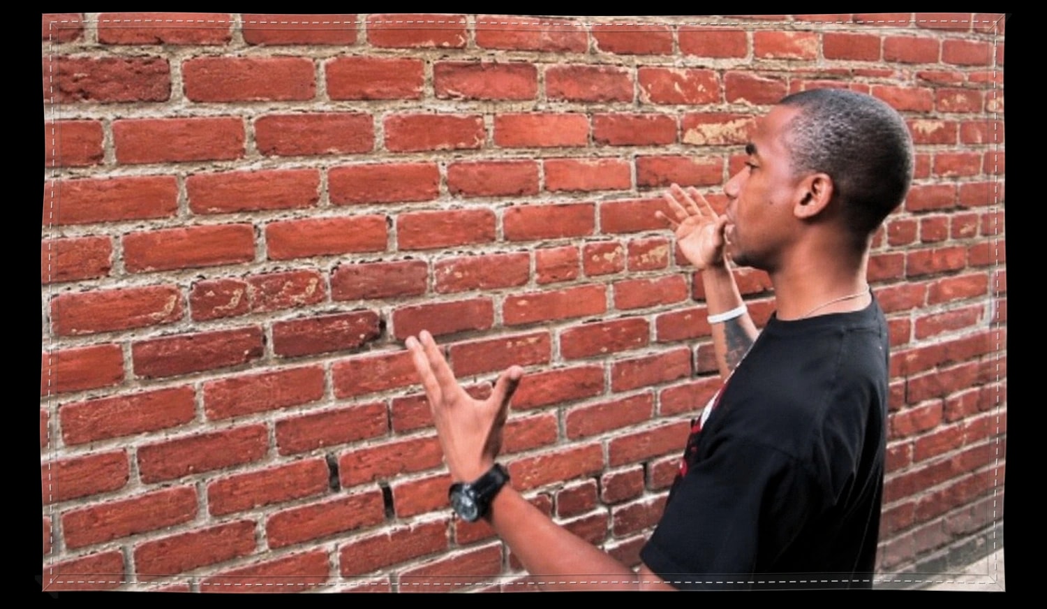 Talking to Wall Meme Flag