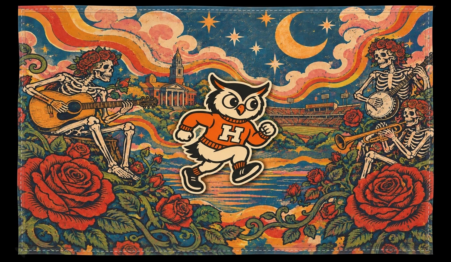 College / Jam Band Flag, The piece