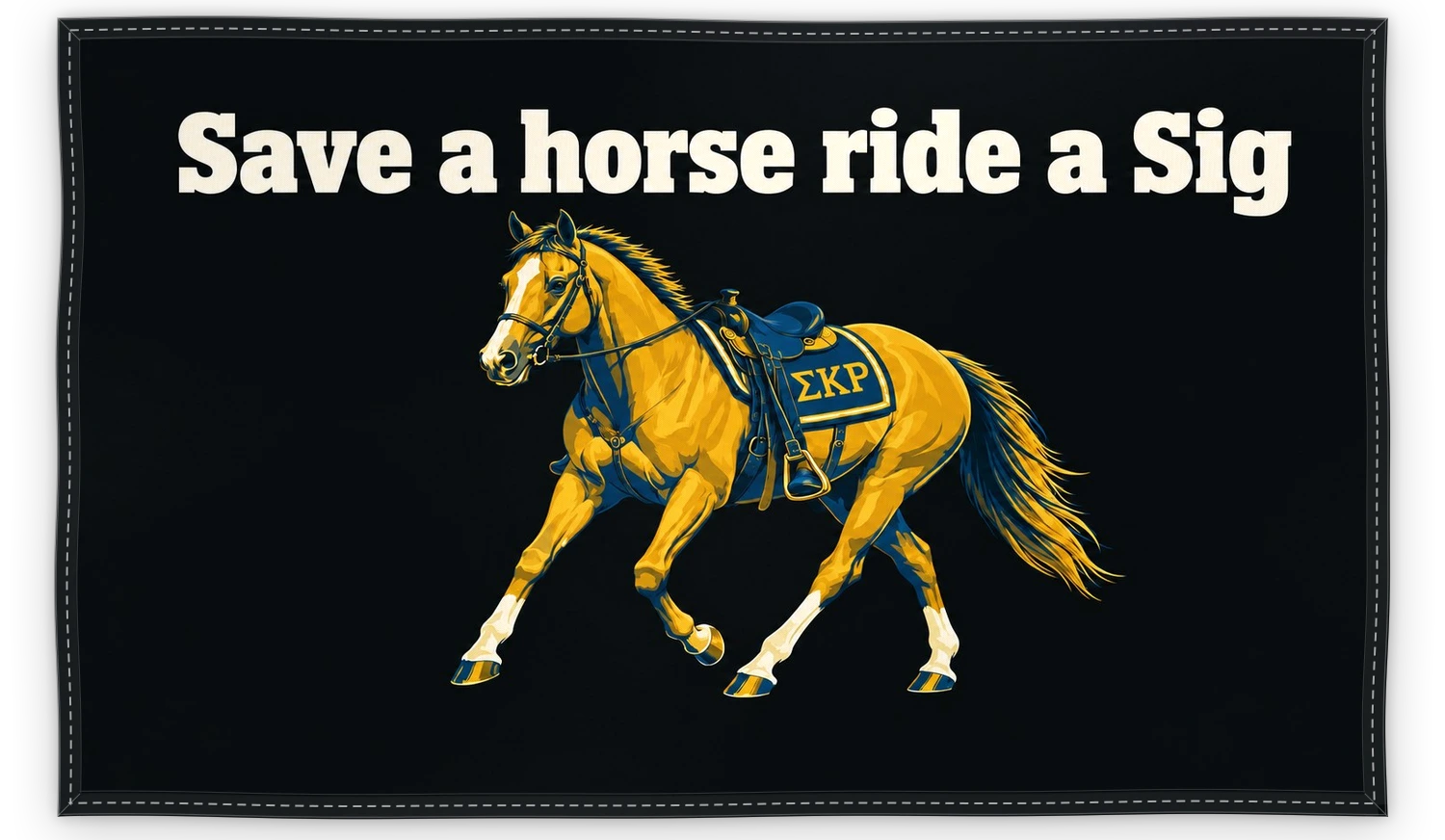 Save a Horse ride a Sig, The piece