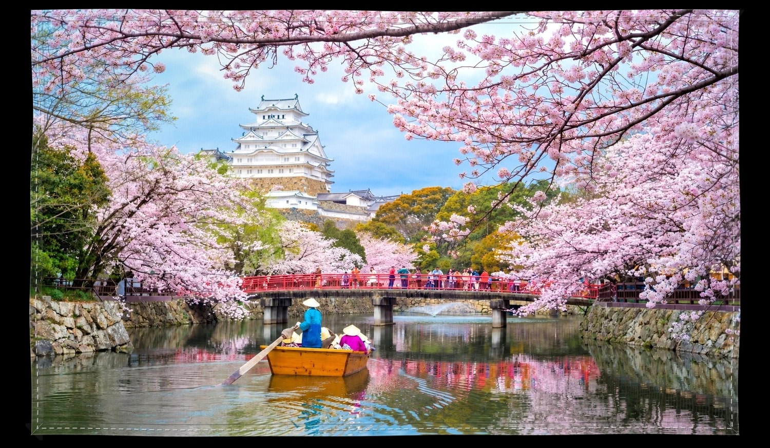 Japanese Lake Aesthetics Flag