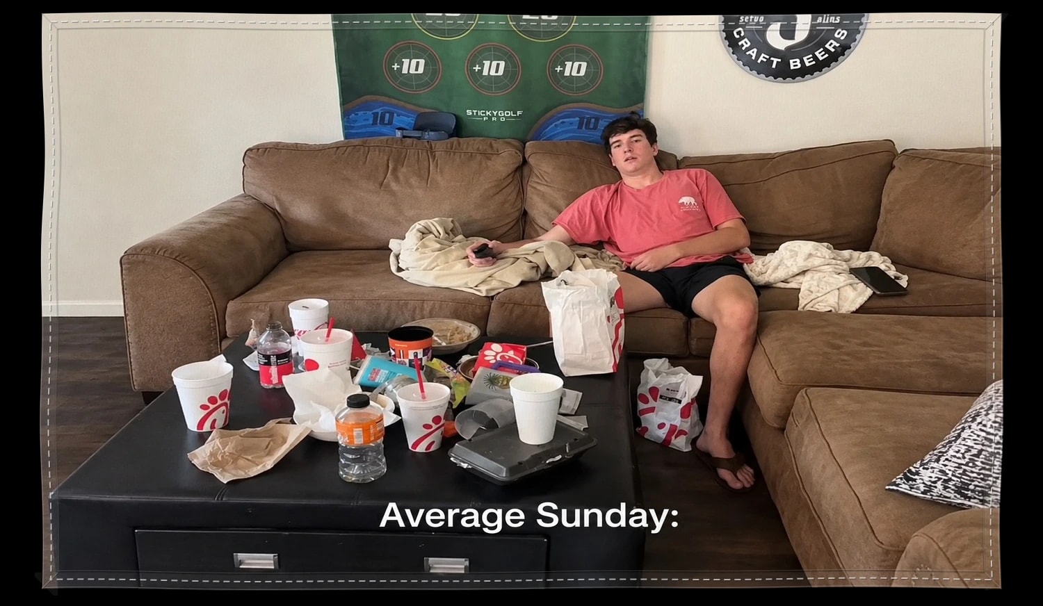 Average Sunday, The piece