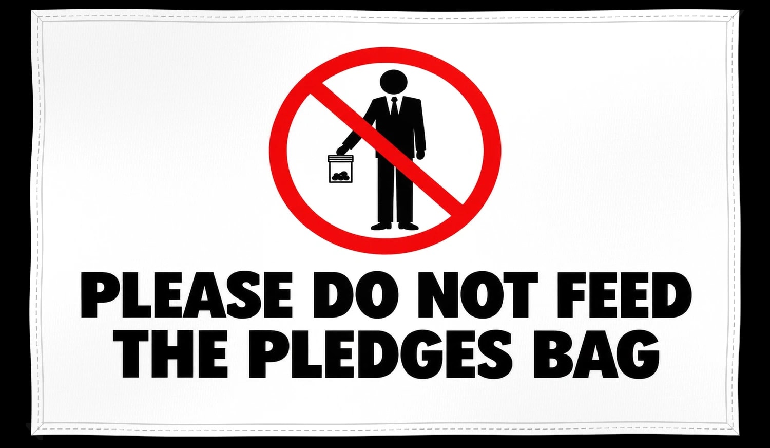Do Not Feed the Pledges, The piece