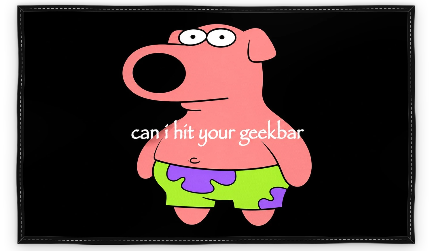 can I hit your geek bar flag